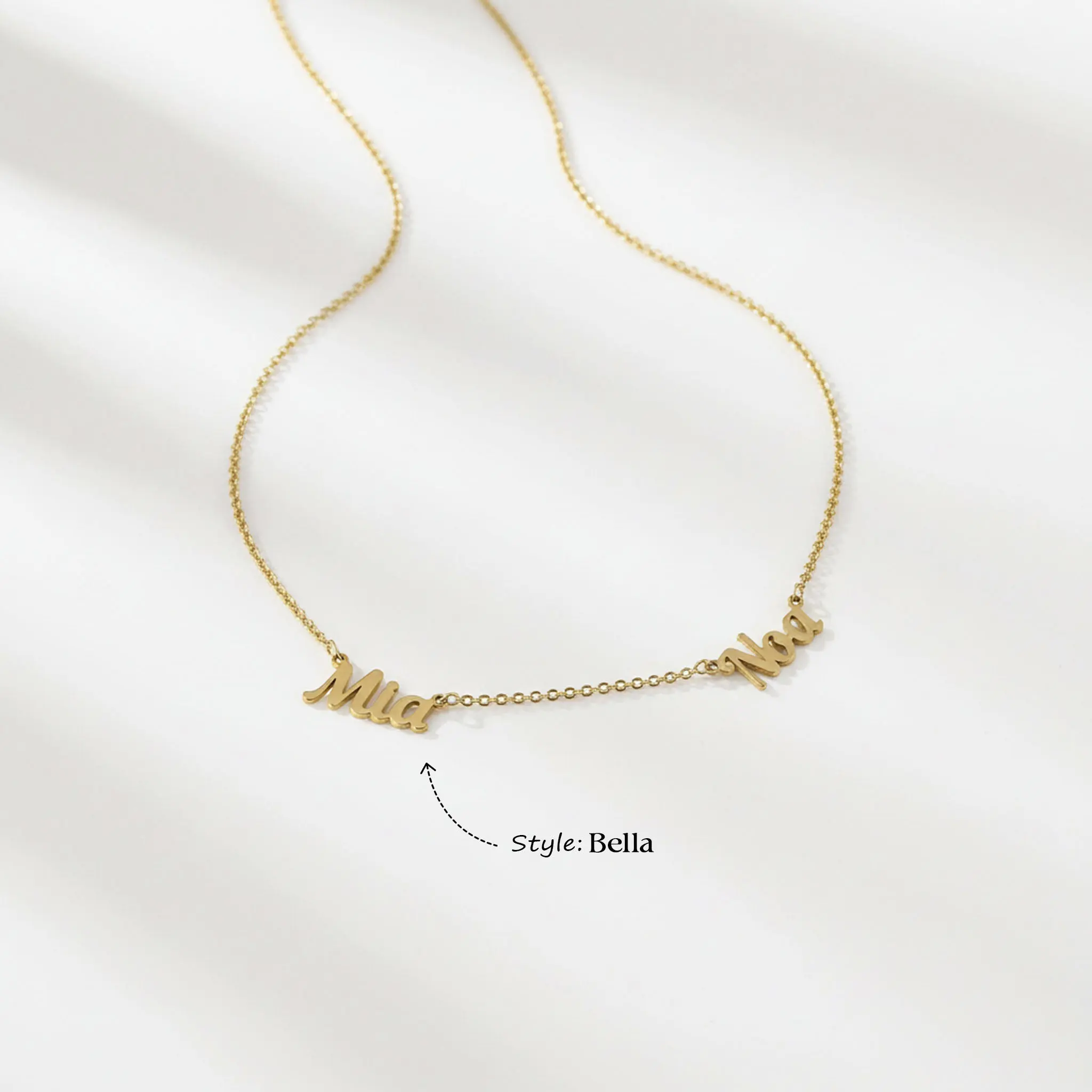 Kids Double Name Necklace - Image 5