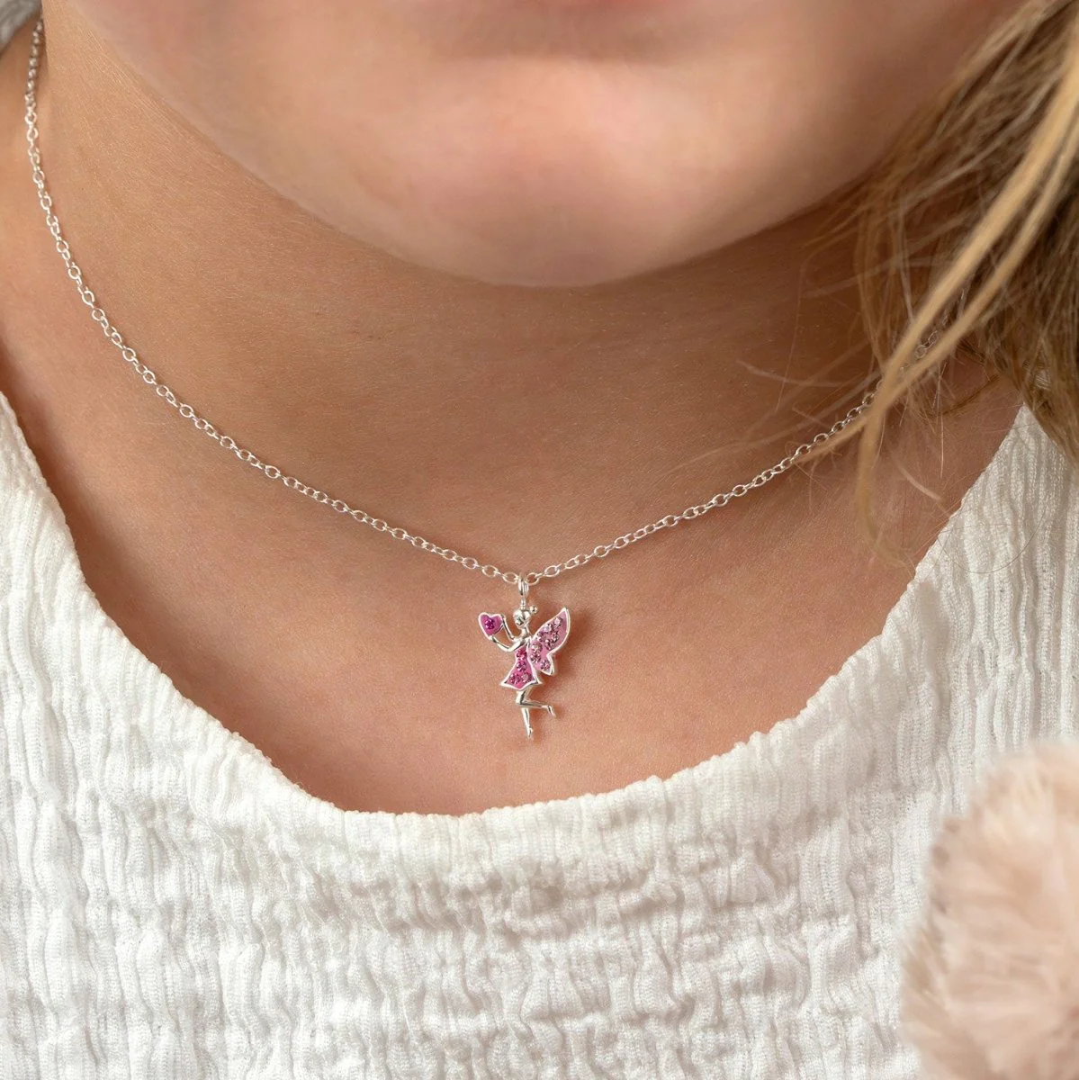 Kids Fairy Sterling Silver Necklace - Image 2