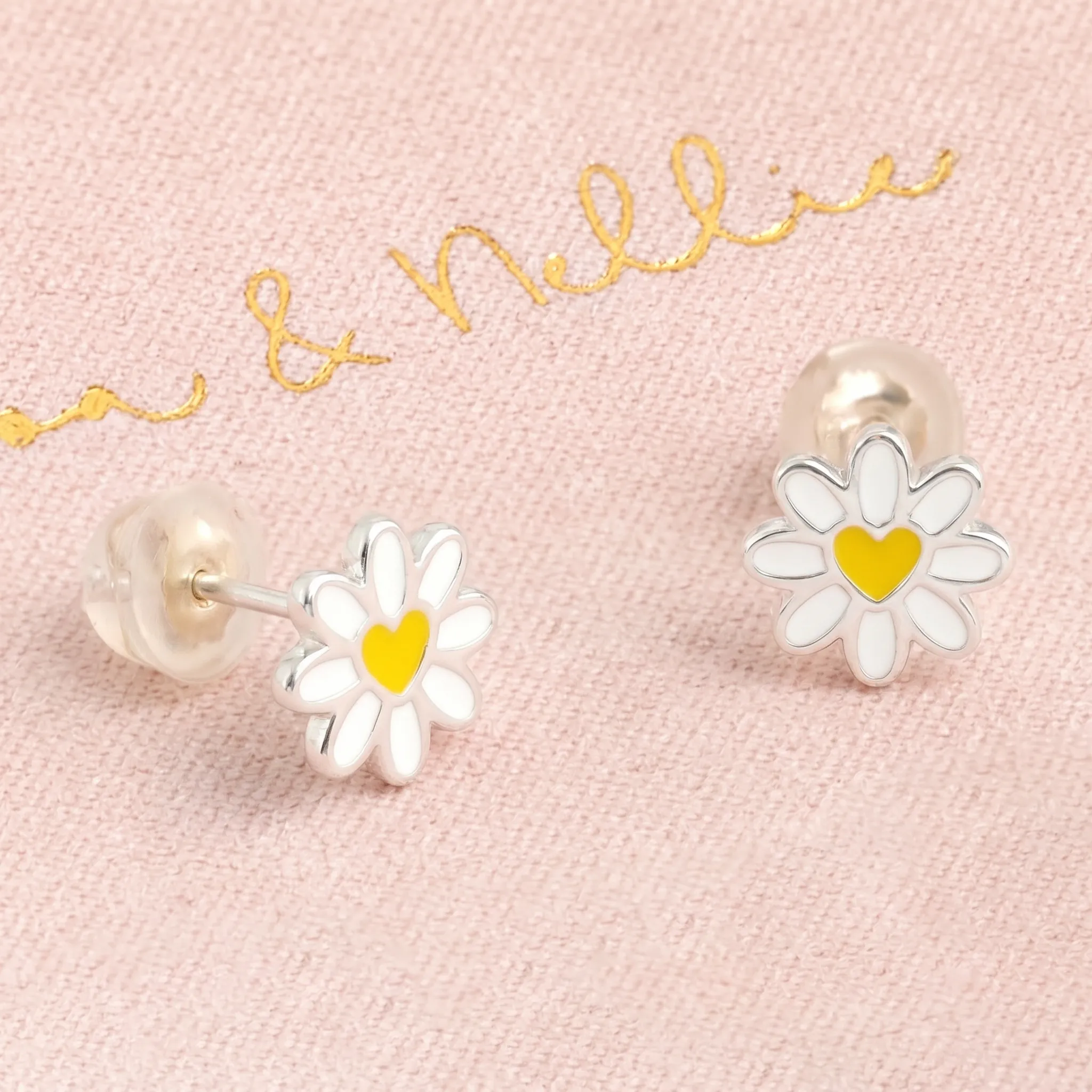 Kids Daisy Flower Studs - Image 2