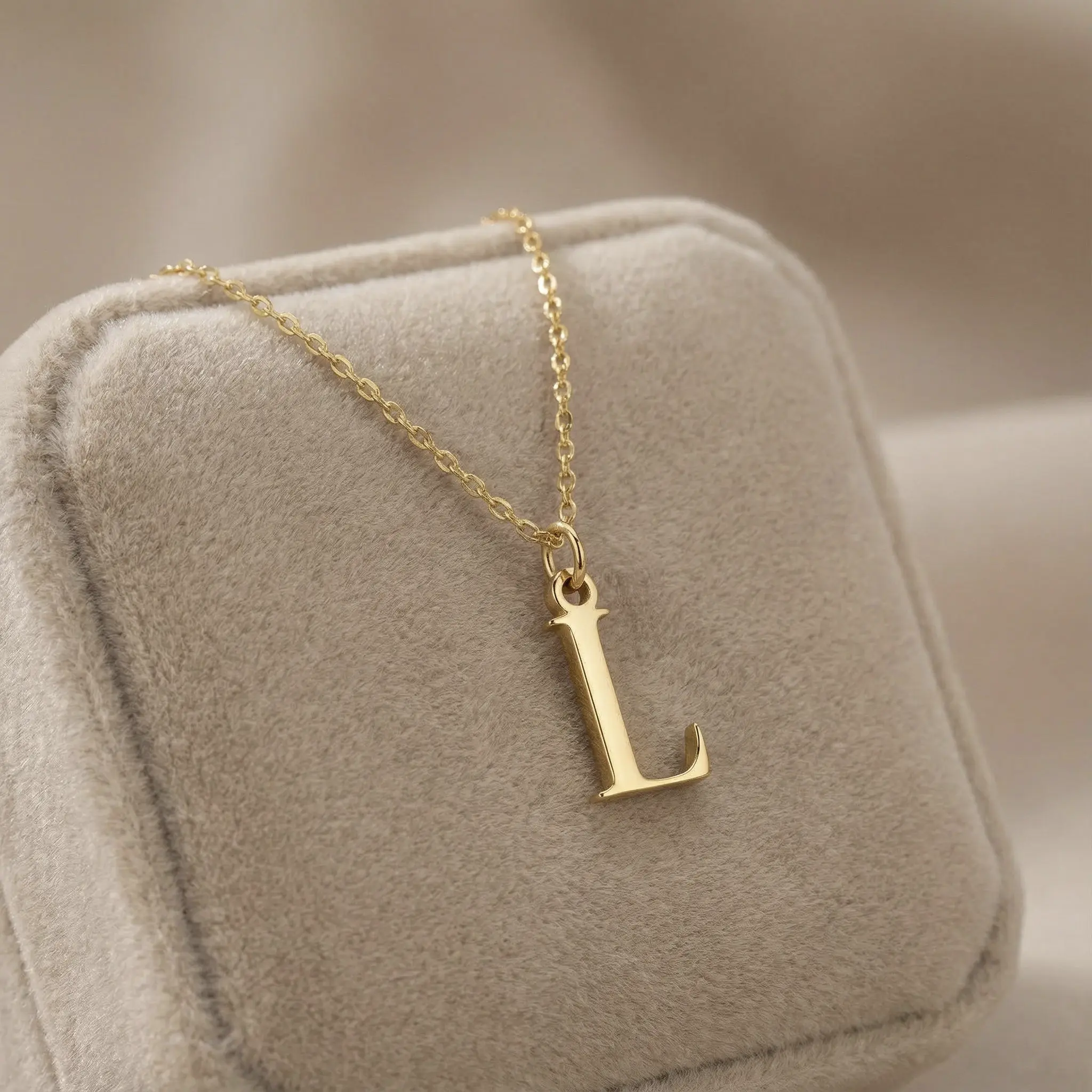Kids Initial Necklace - Image 5