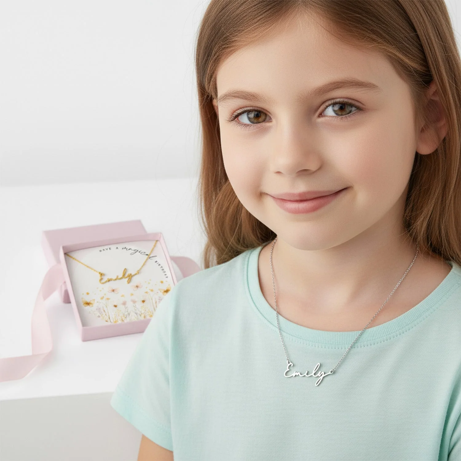 Kids Magical Birthday Name Necklace - Image 6
