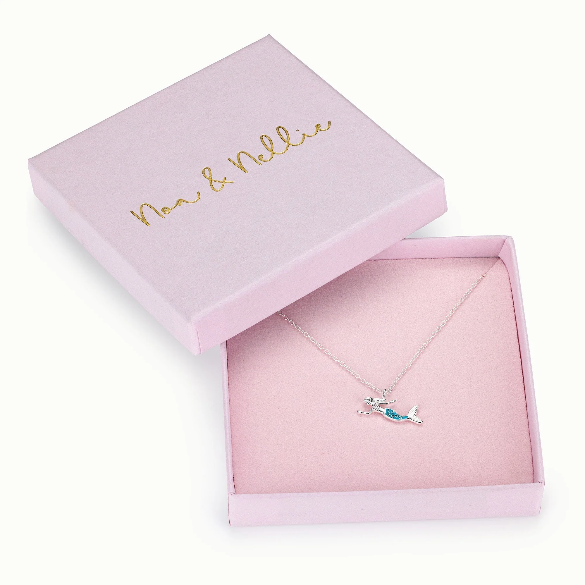 Kids Mermaid Sterling Silver Necklace - Image 4