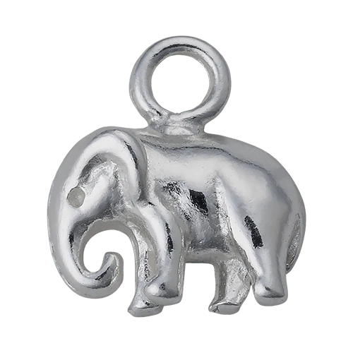 Silver Elephant Kids Charm