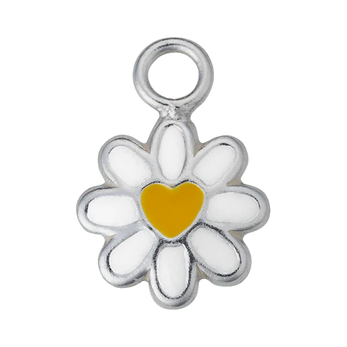 Silver Flower Kids Charm