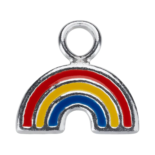 Silver Rainbow Kids Charm