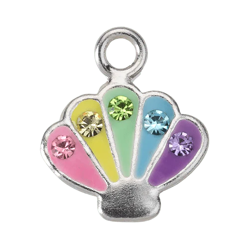 Silver Seashell Kids Charm