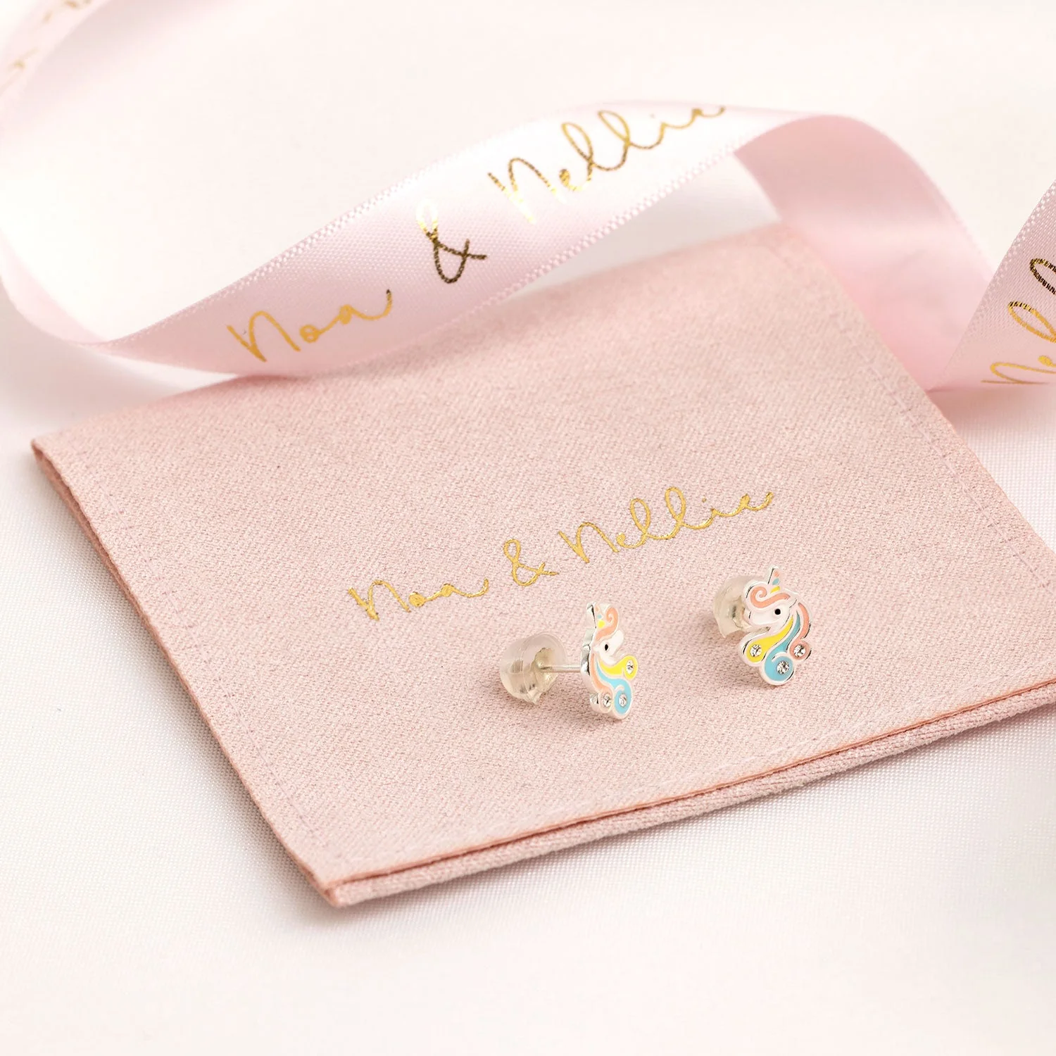 Kids Unicorn Stud Earrings - Image 3