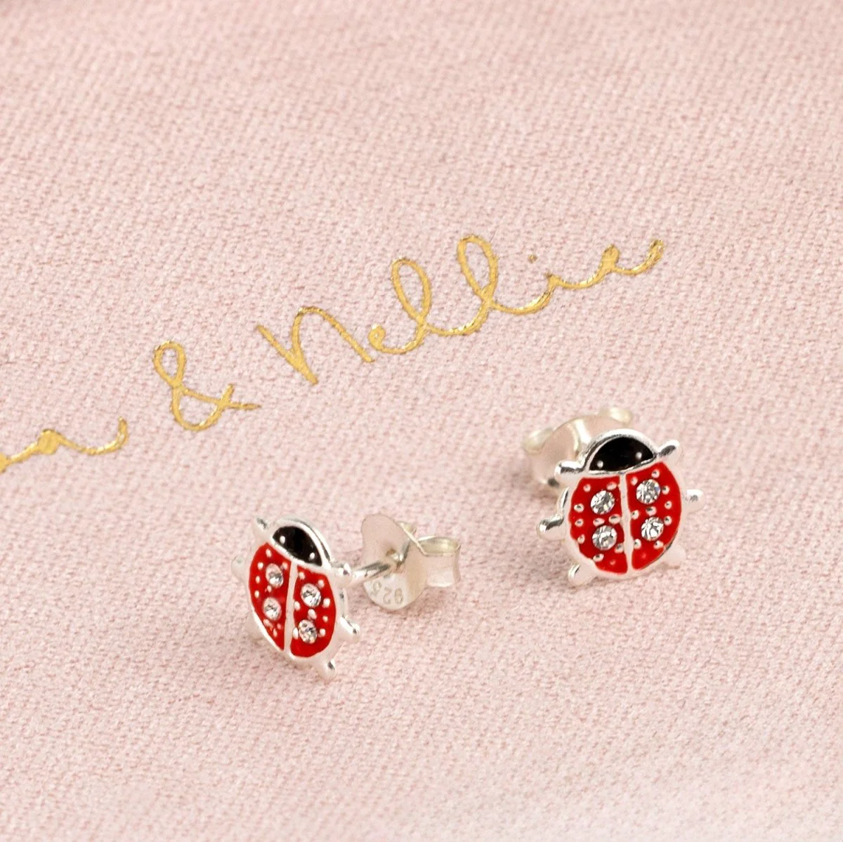 Kids Ladybird Stud Earrings - Image 3