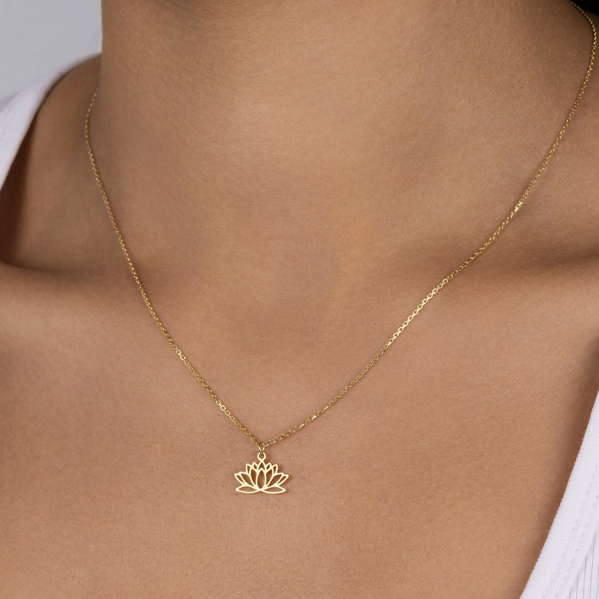 Lotus Flower Necklace - Image 6