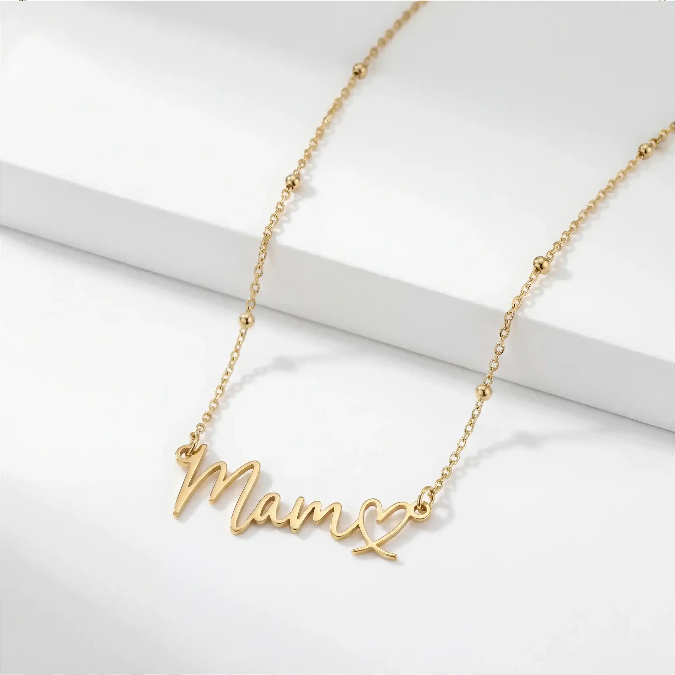 Personalised Mam Heart Necklace - Image 2
