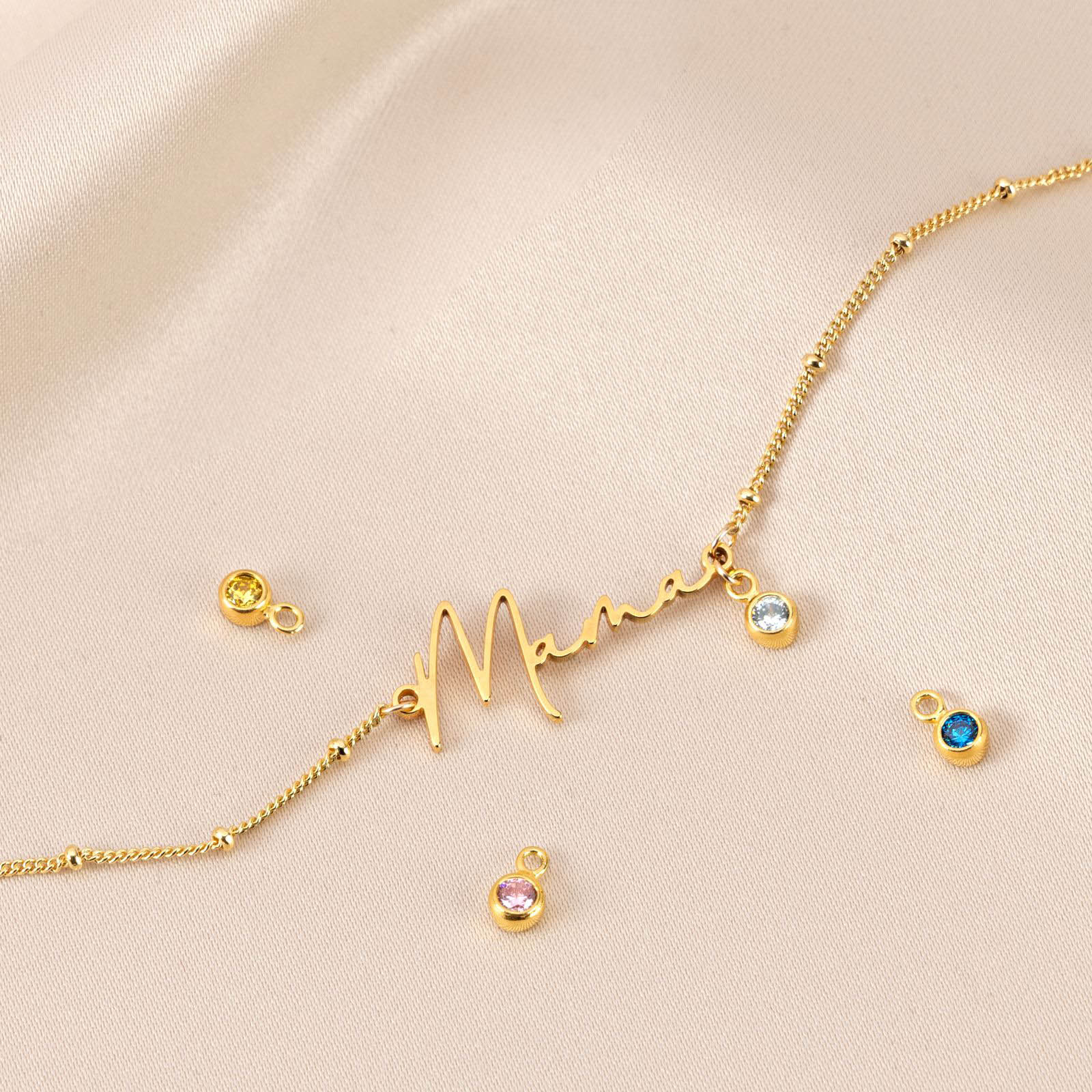 Mama Bracelet with Birthstone - Image 5