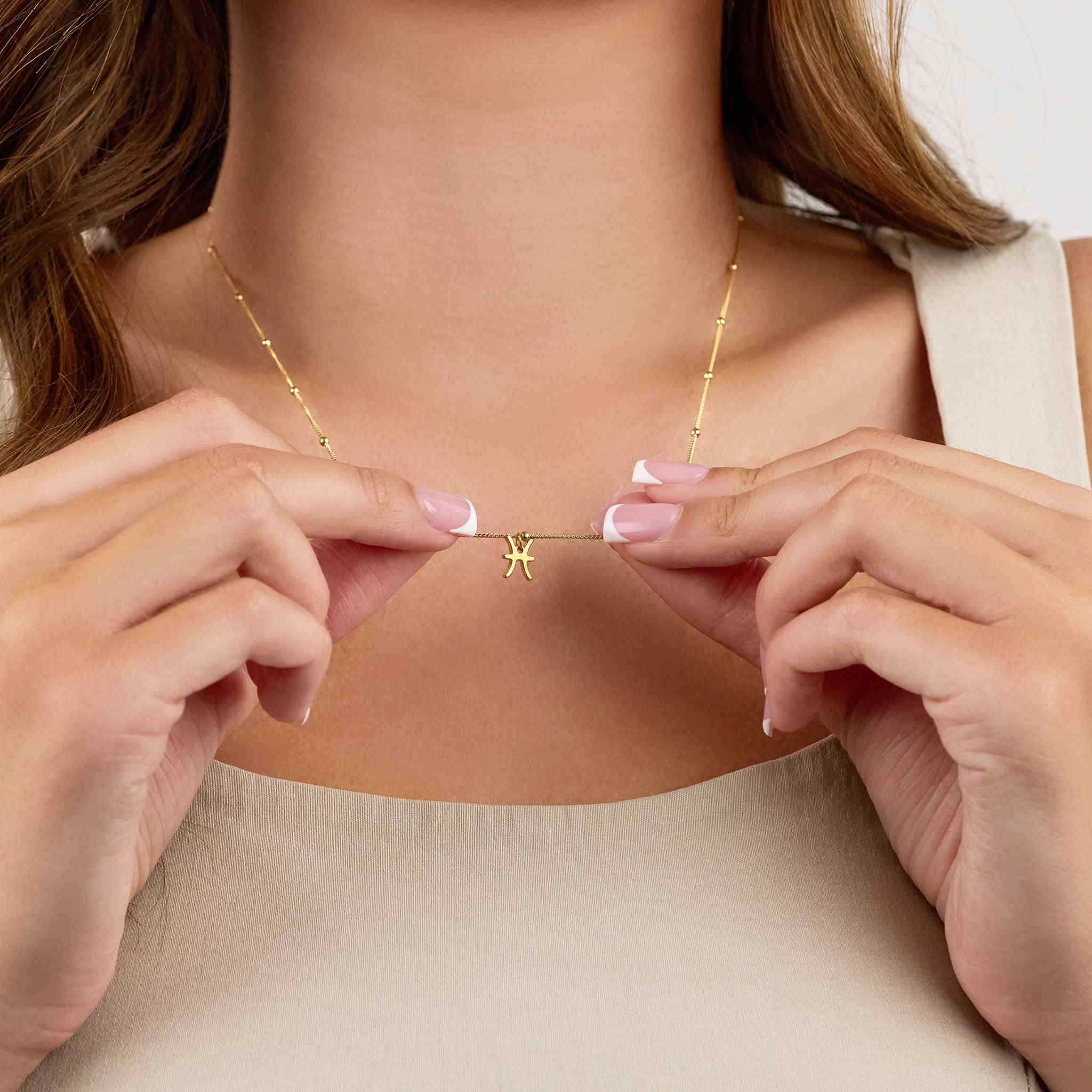 Signature Name & Zodiac Necklace Set - Image 6