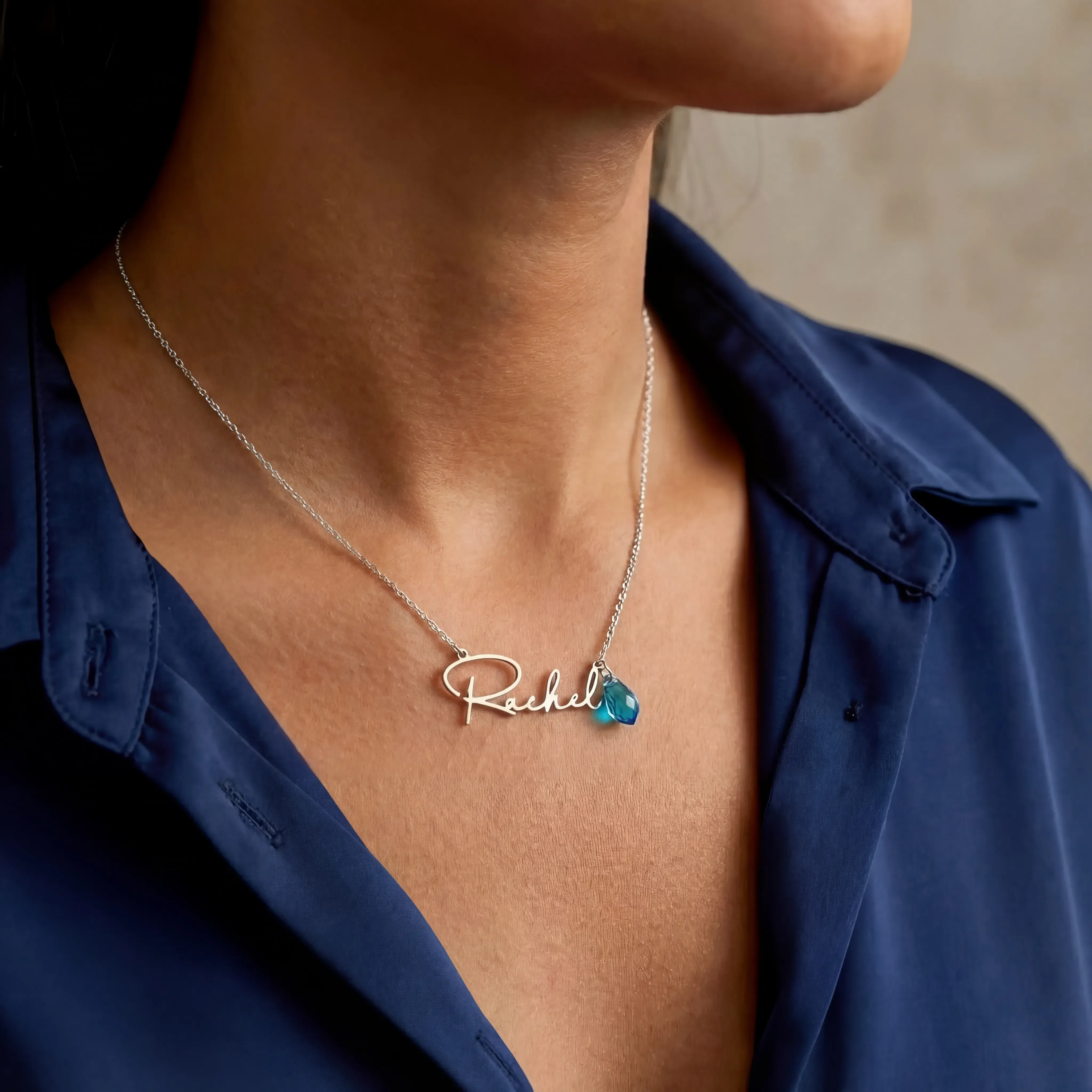 Name Necklace & Charm - Image 3