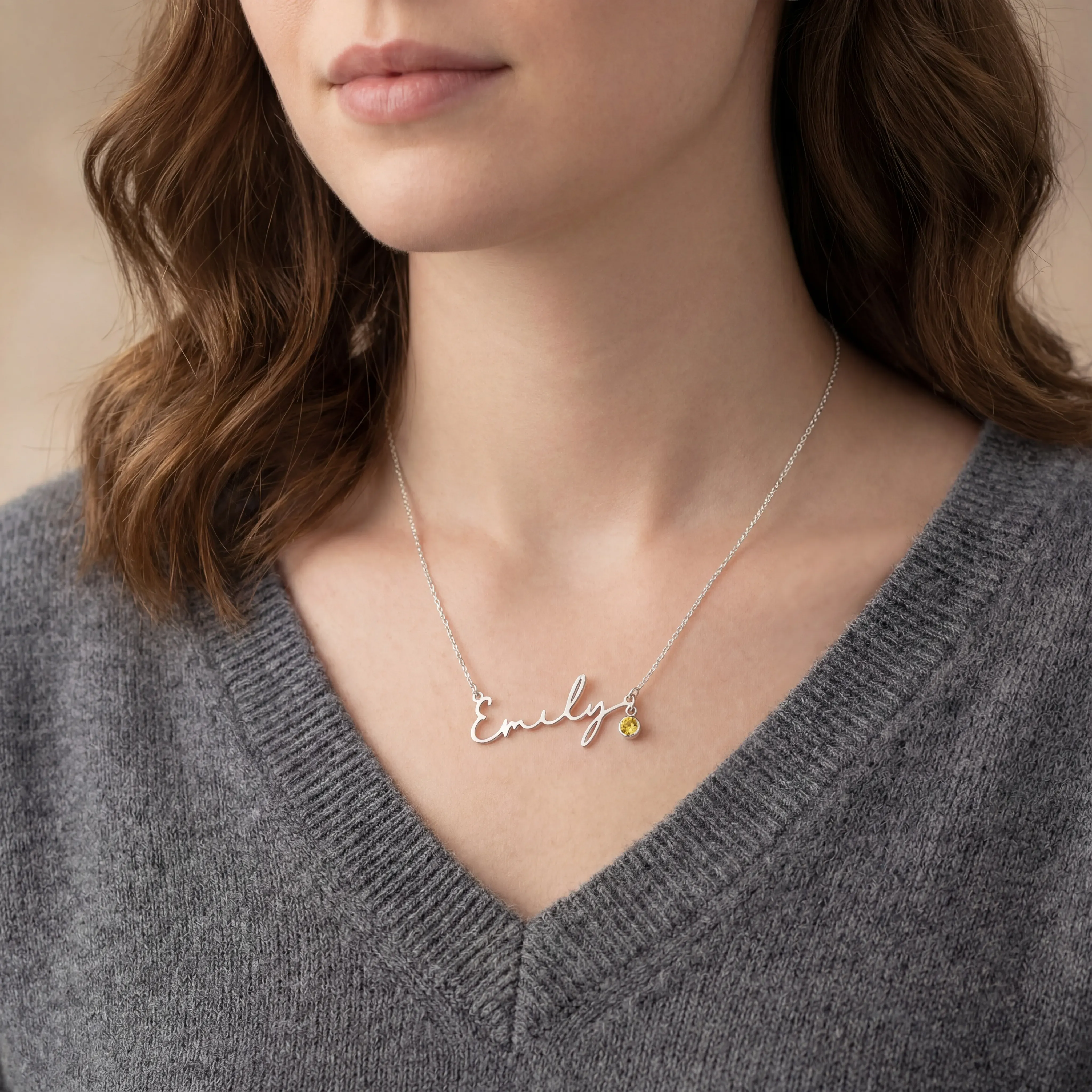 Name Necklace & Charm - Image 4
