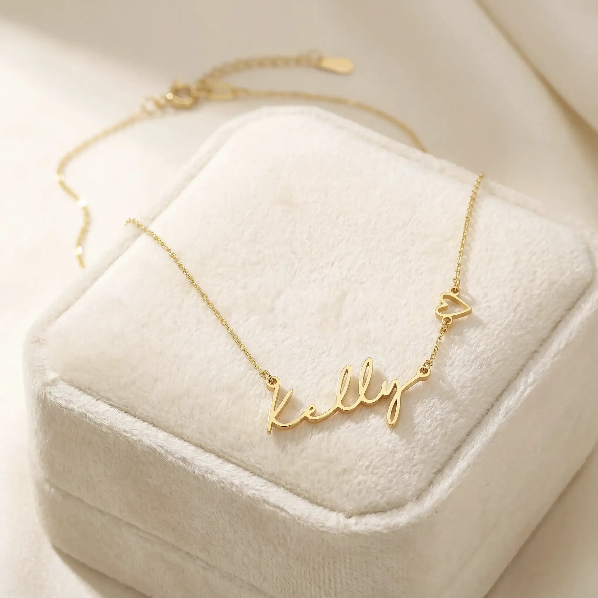 Personalised Name & Heart Necklace - Image 4