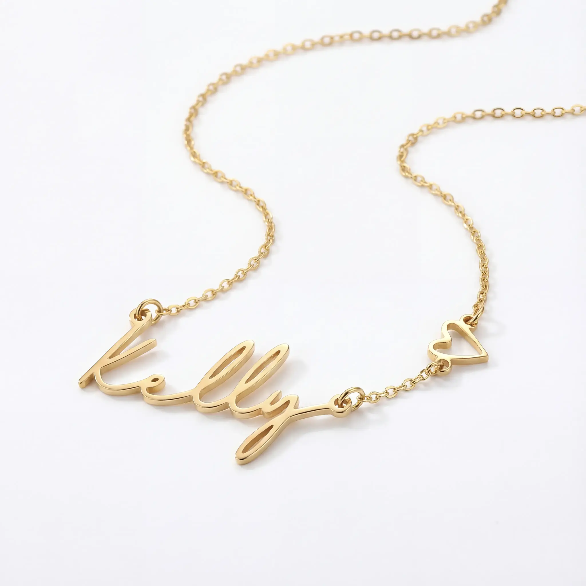 Personalised Name & Heart Necklace - Image 6