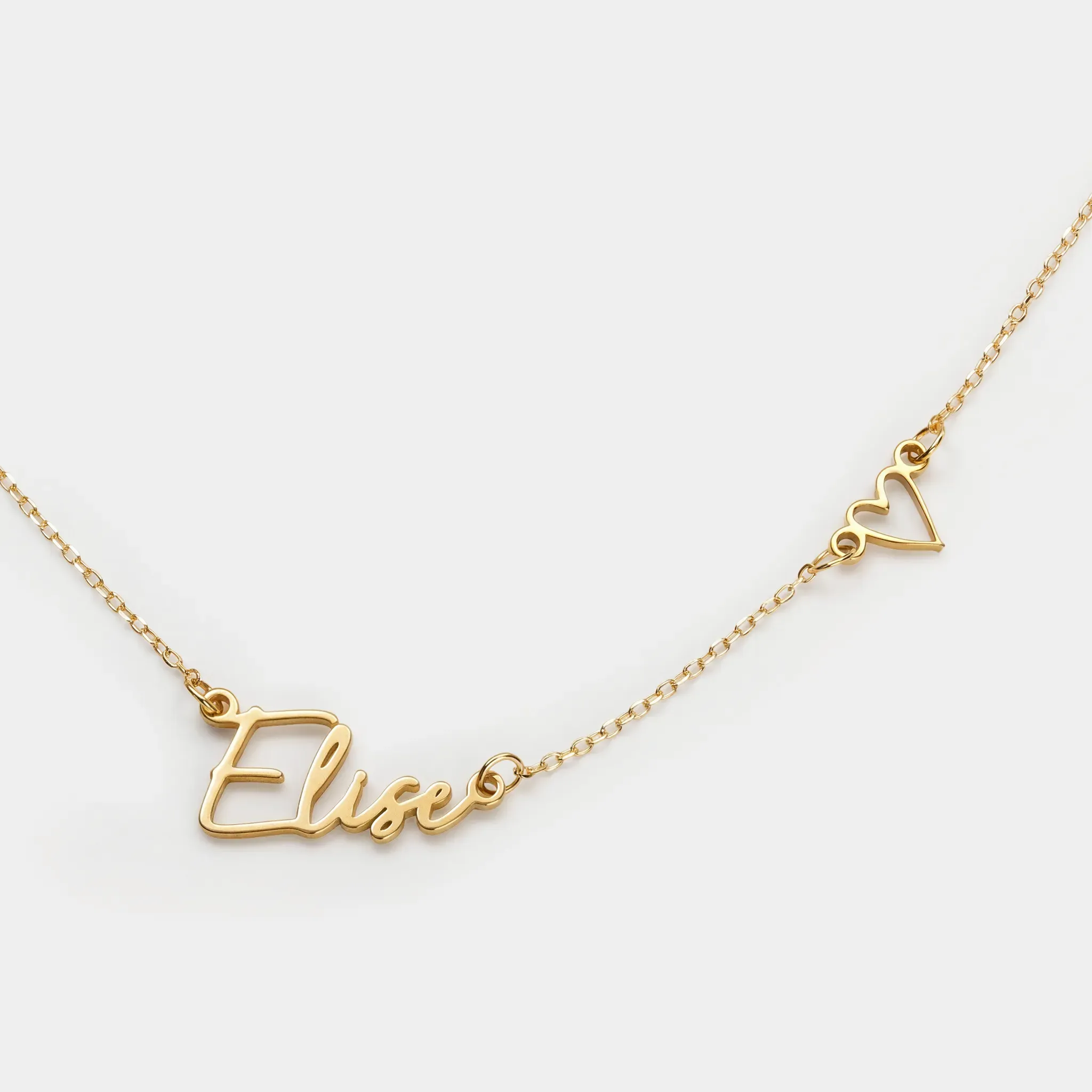 Personalised Name & Heart Necklace - Image 9
