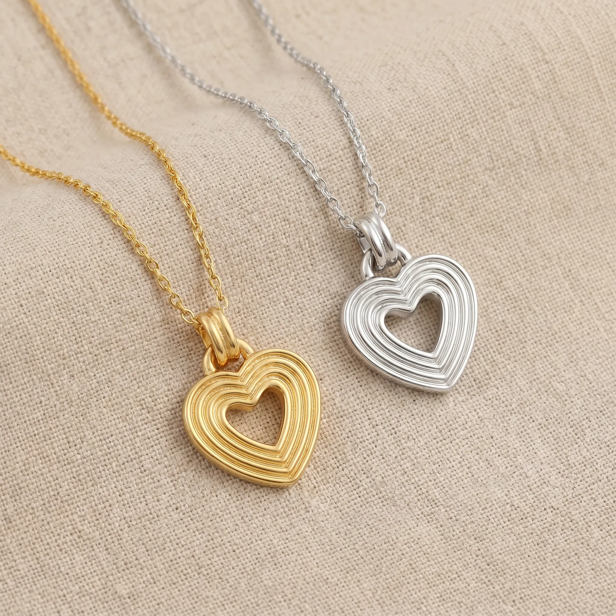 Cut Out Heart Necklace - Image 3