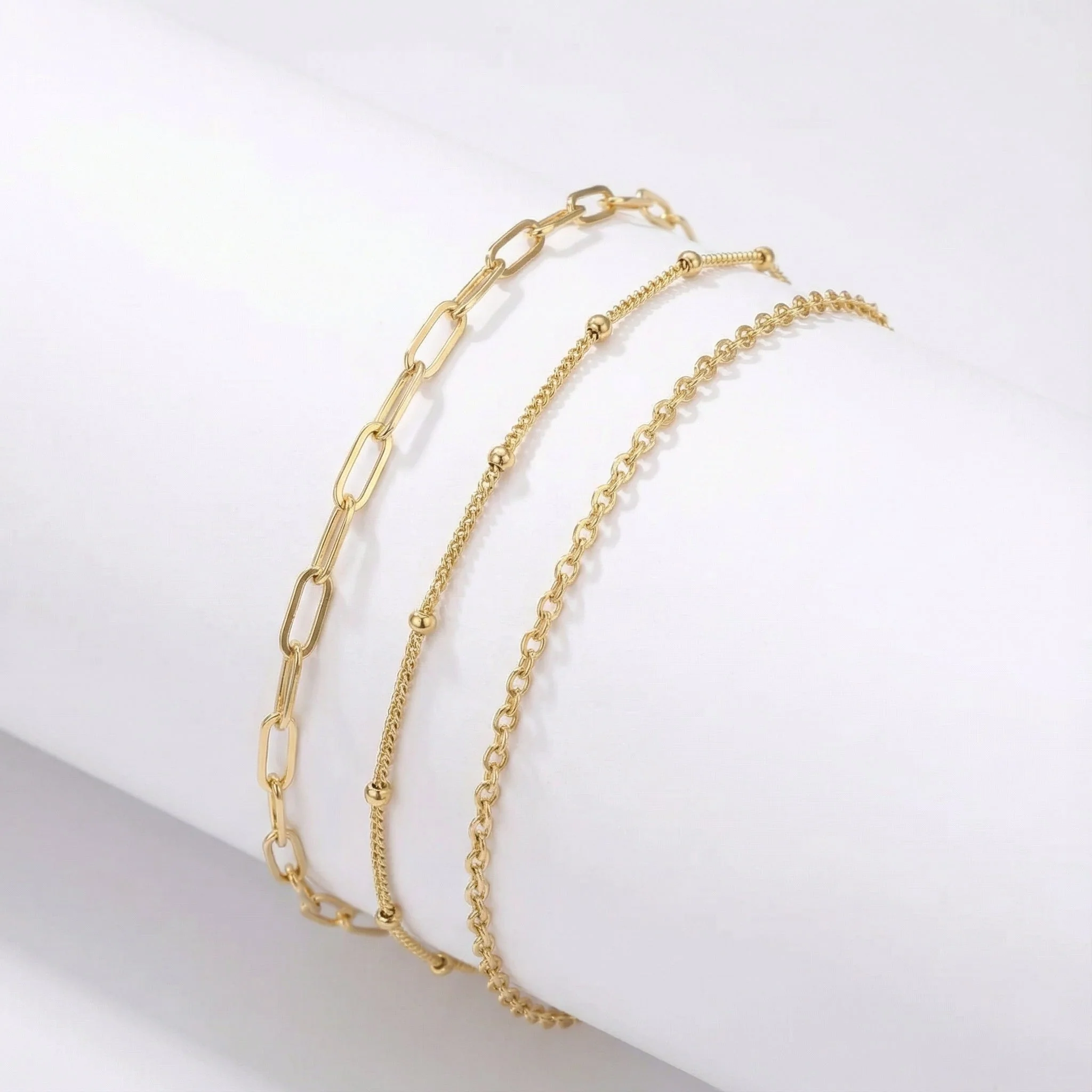Set of 3 Layered Bracelets - Image 6