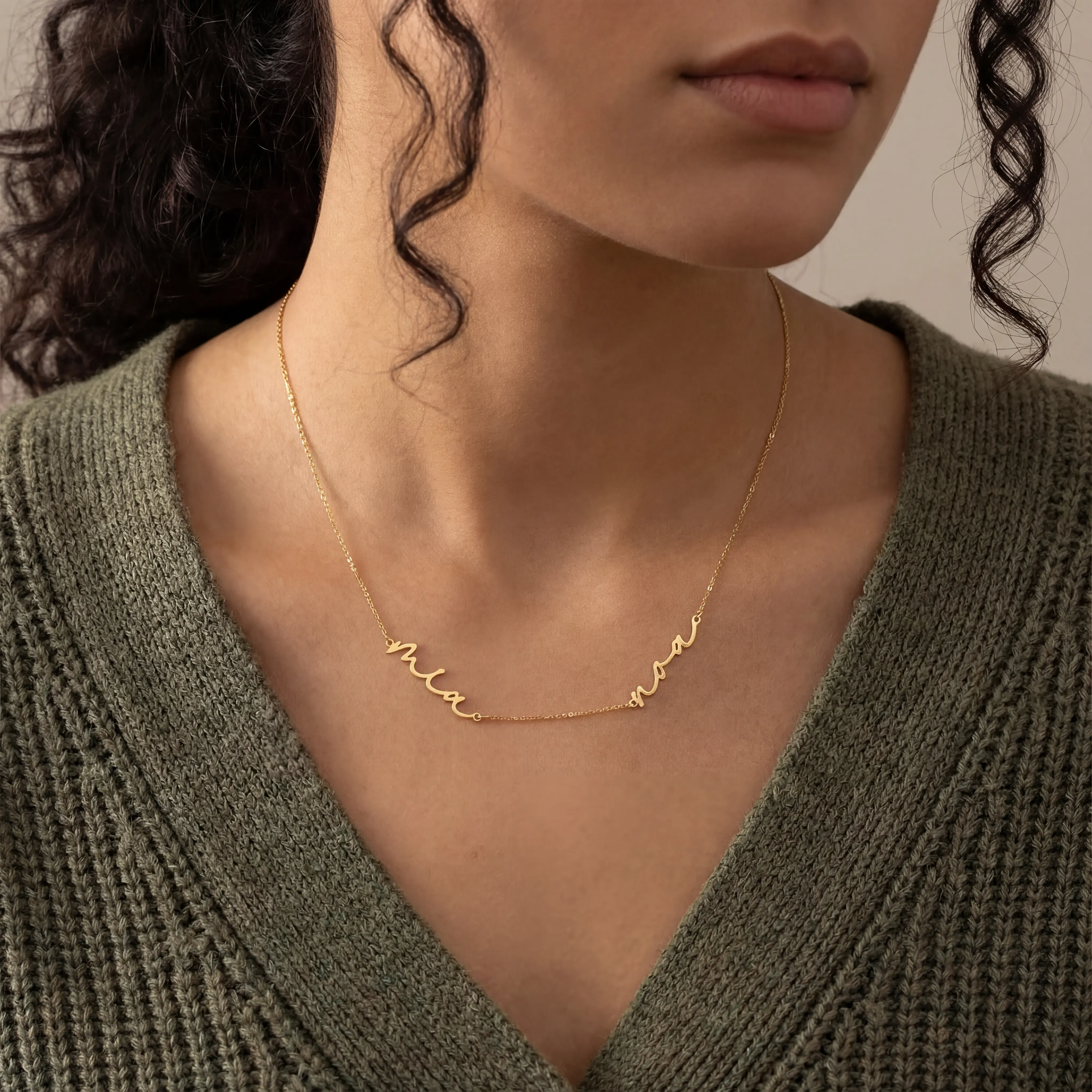 Personalised Double Name Necklace - Image 12