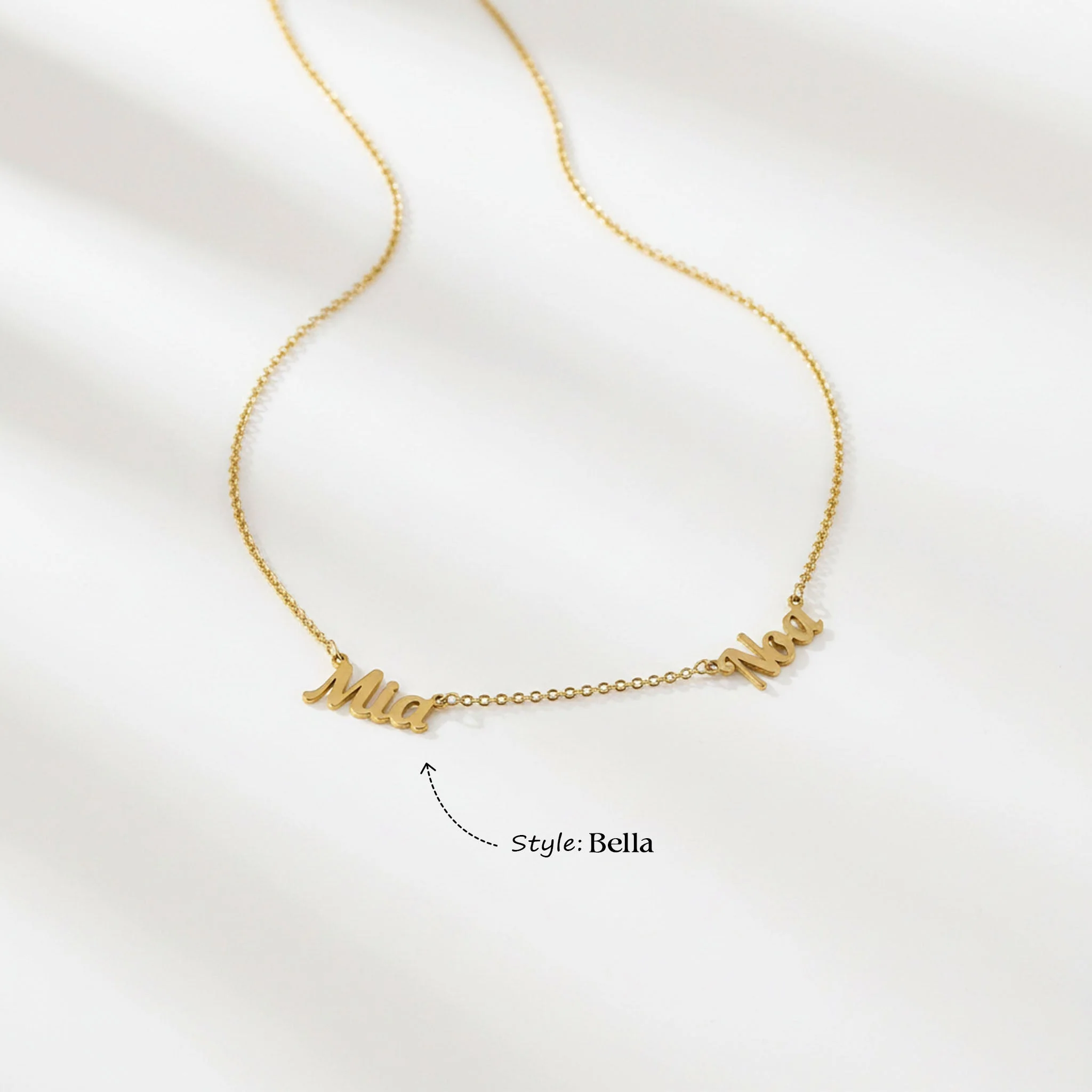 Personalised Double Name Necklace - Image 14