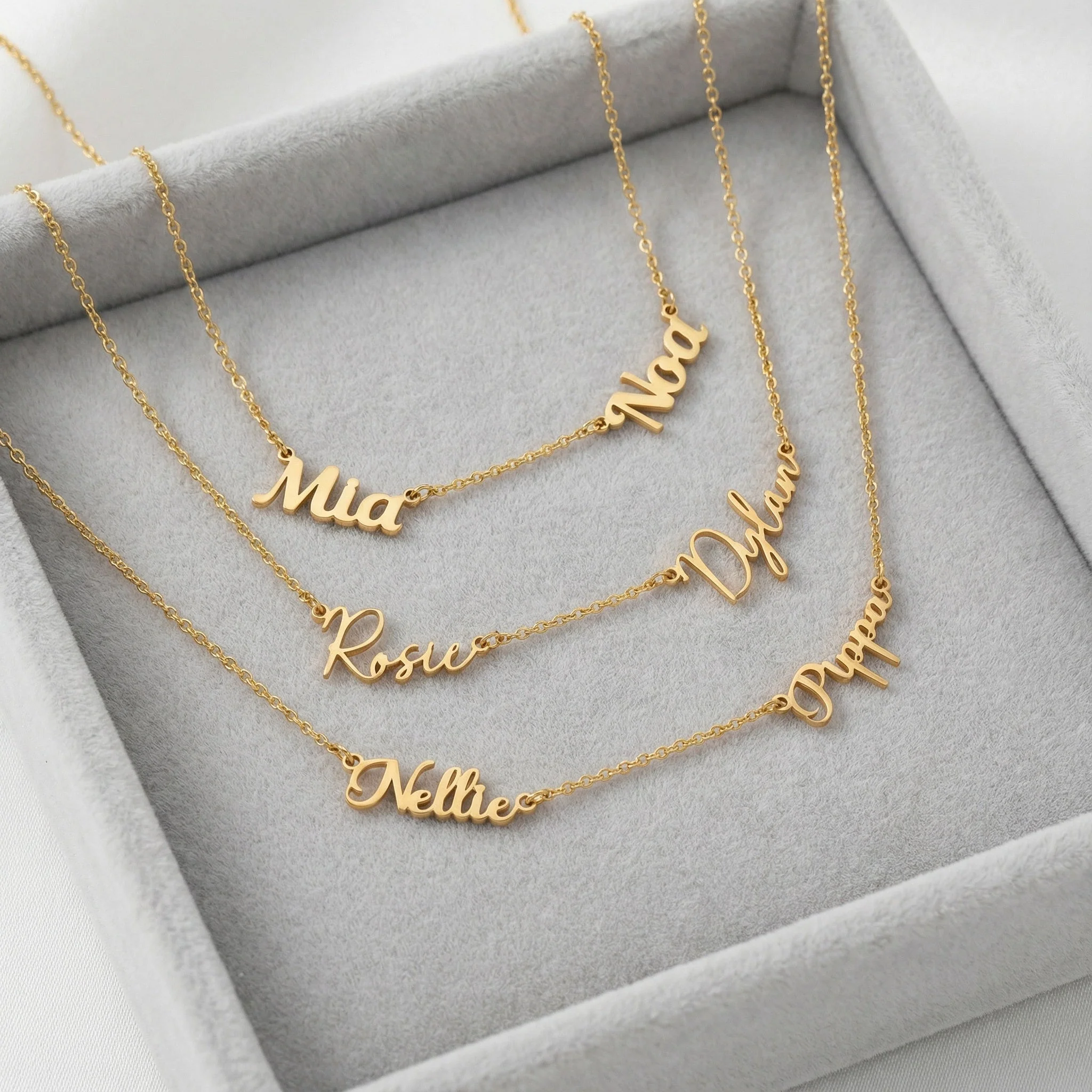 Personalised Double Name Necklace - Image 16