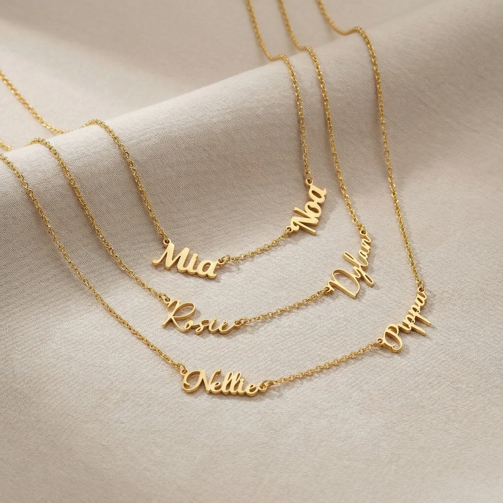 Personalised Double Name Necklace - Image 3
