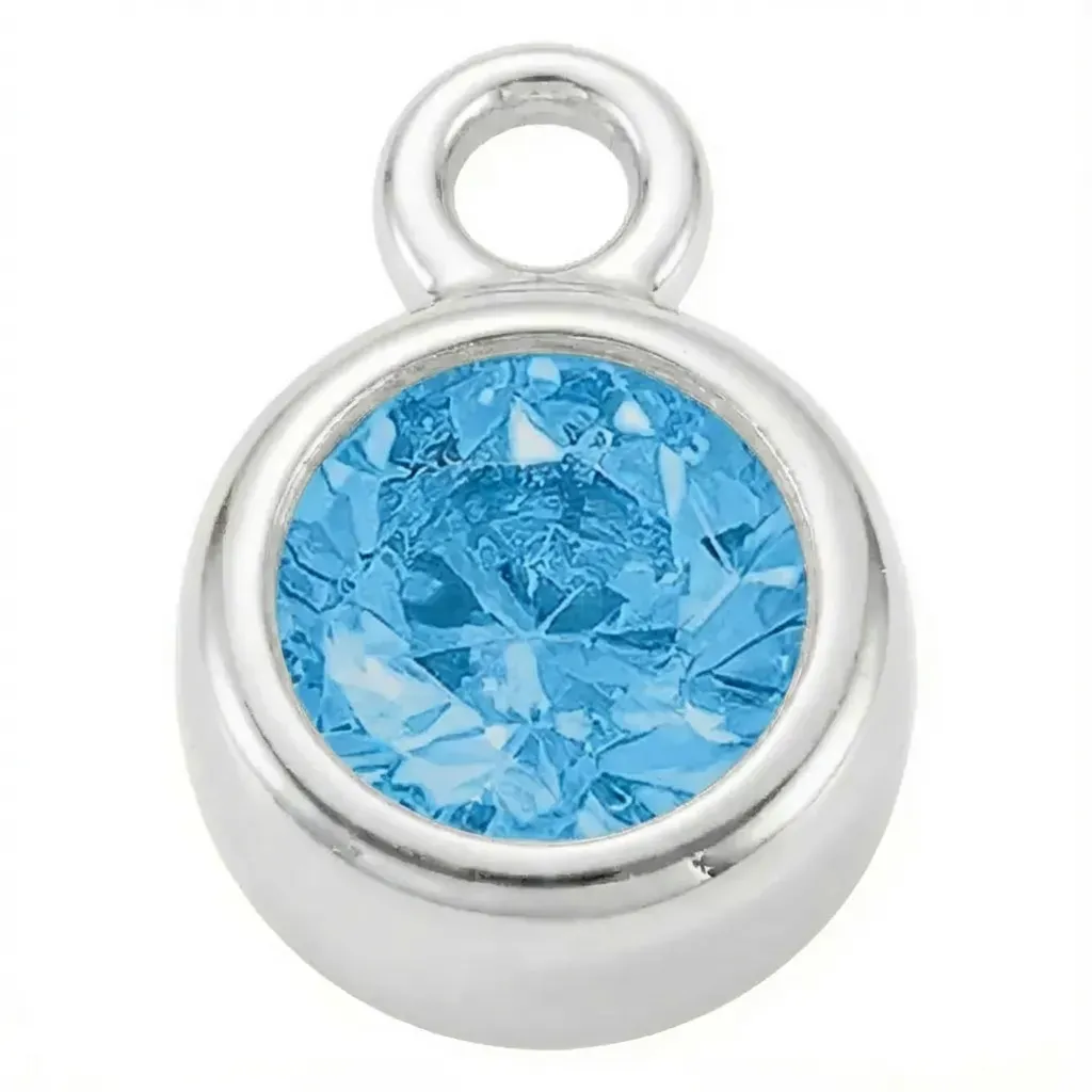 Silver - December Blue Zircon Birthstone