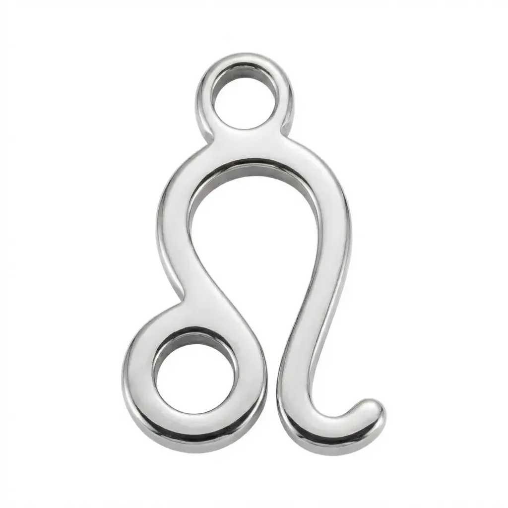 Silver Leo Zodiac Charm