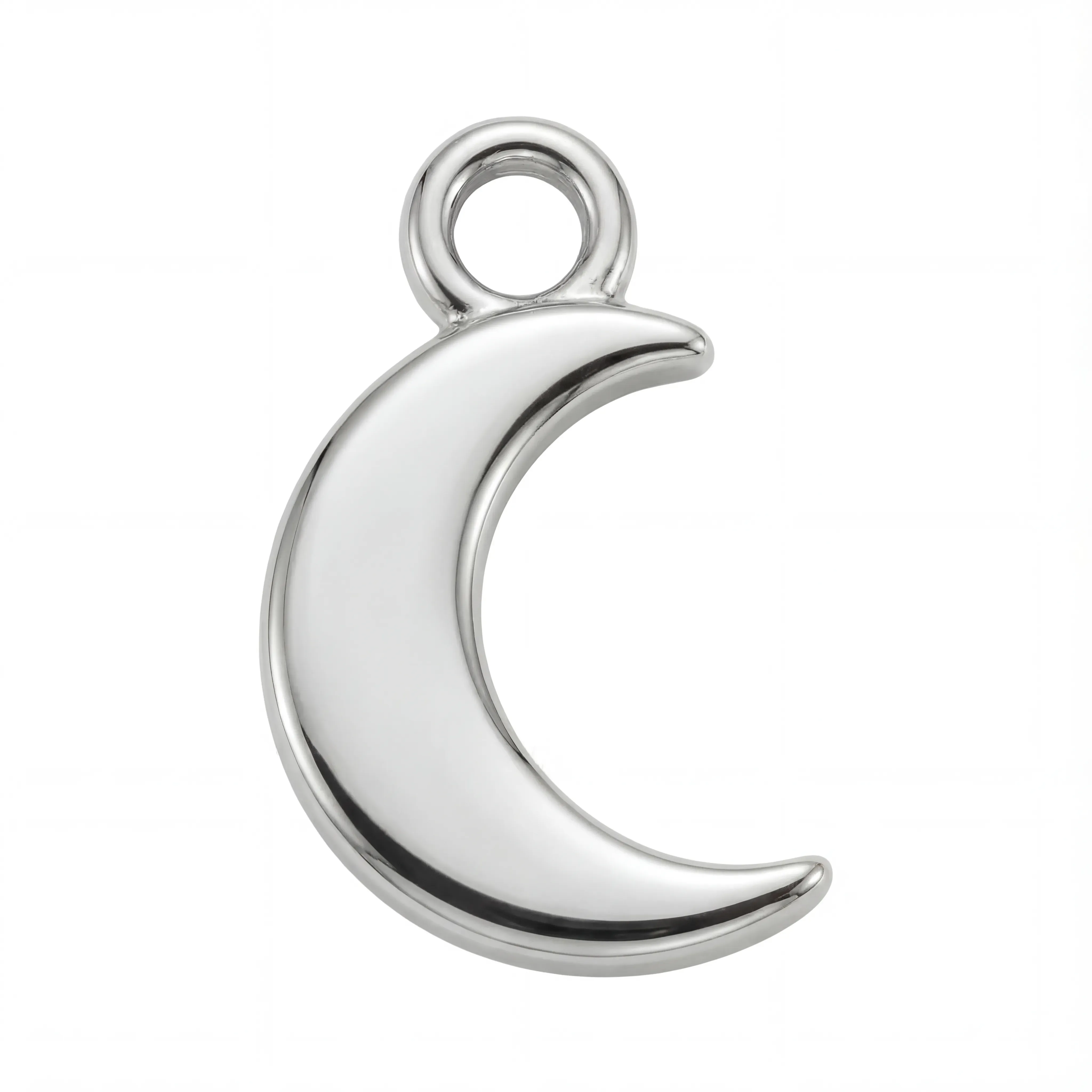 Silver Moon Symbol Charm