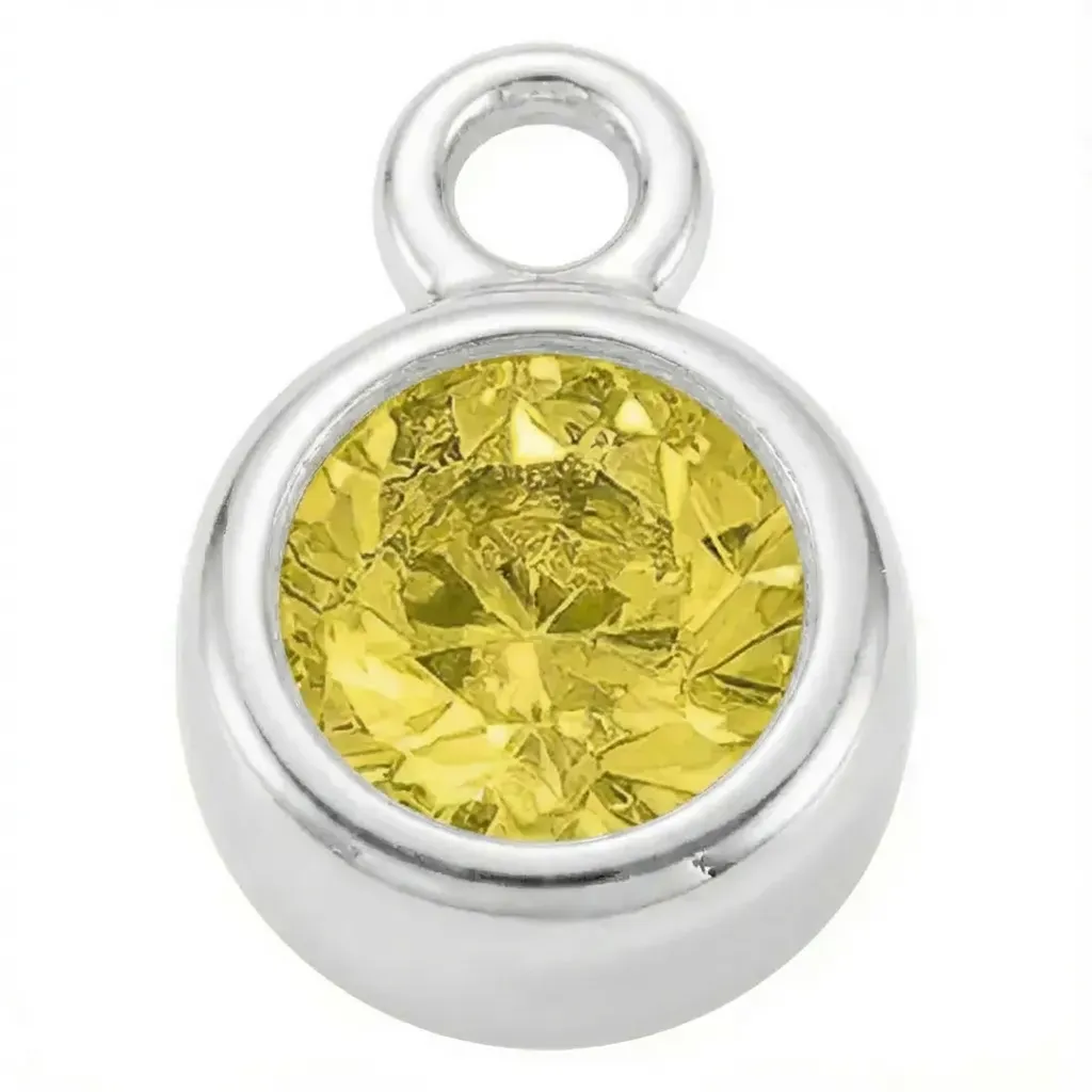Silver - November Topaz Birthstone