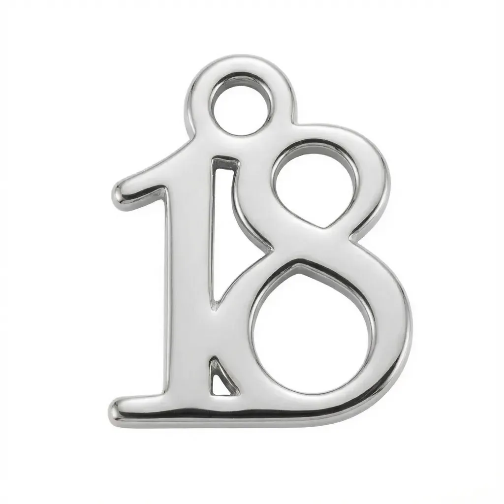 Silver Age Number Symbol Charm - Image 2