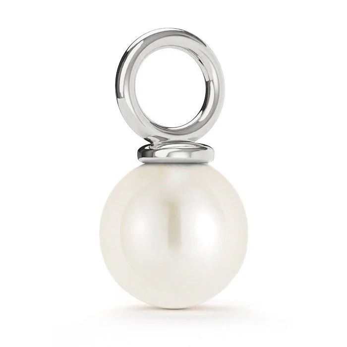 Silver Pearl Premium Charm