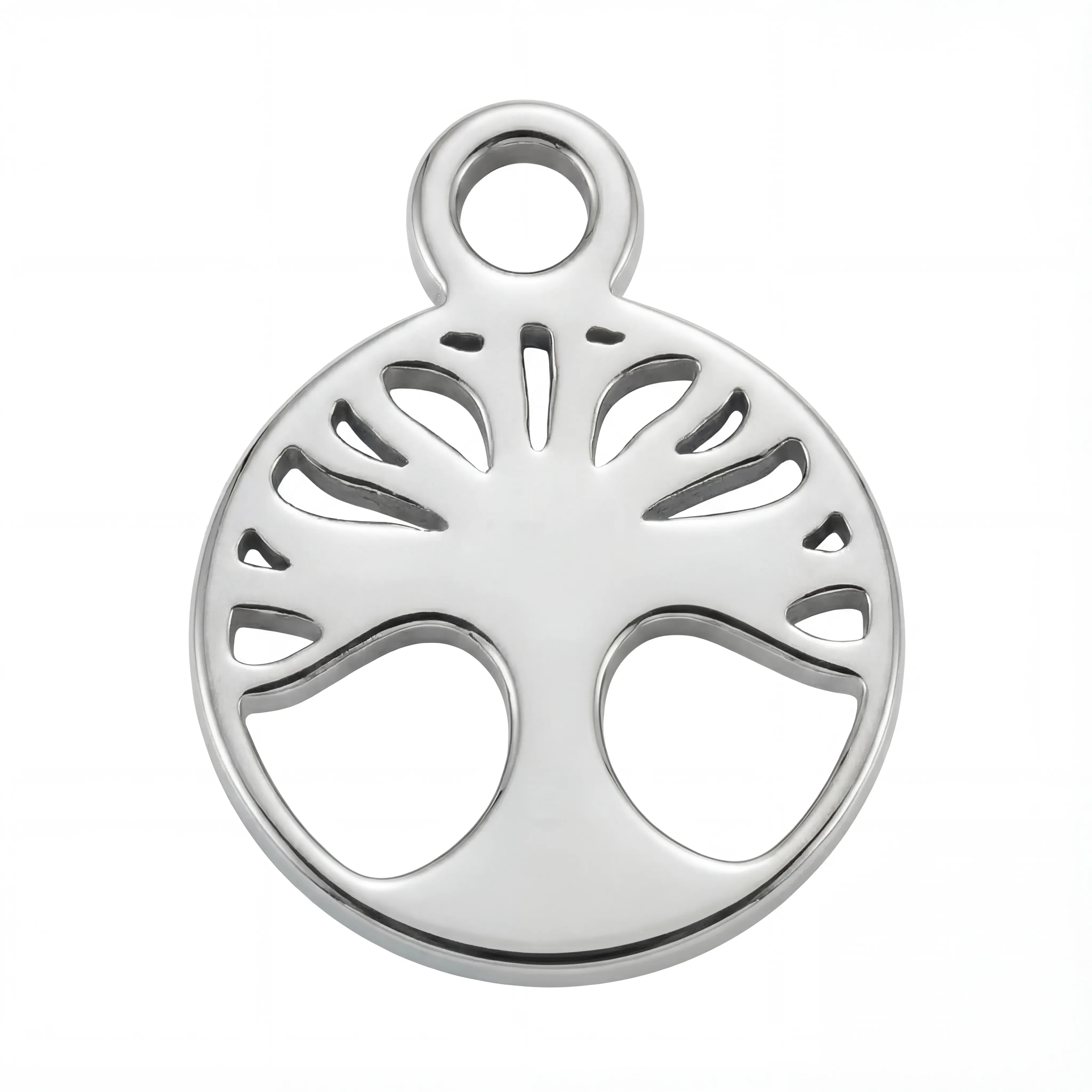 Silver Tree of Life Symbol Charm