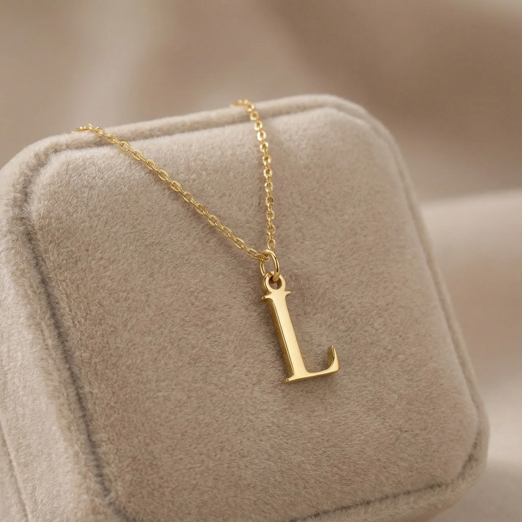 Single Initial Necklace - Image 13