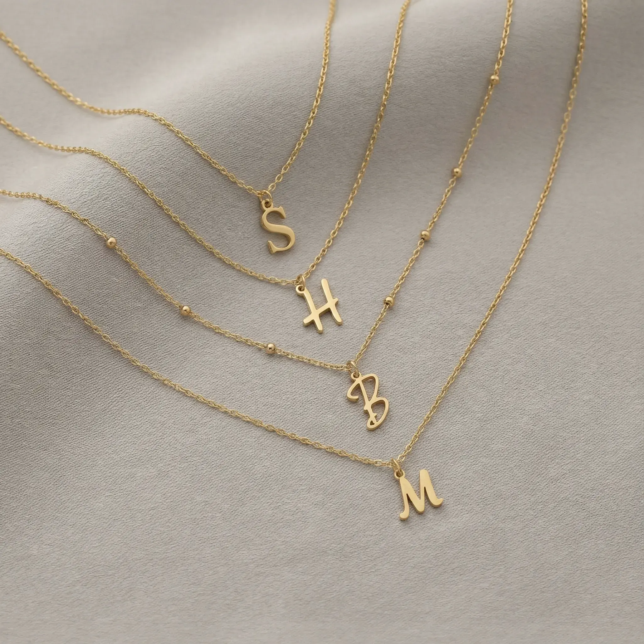 Single Initial Necklace - Image 7