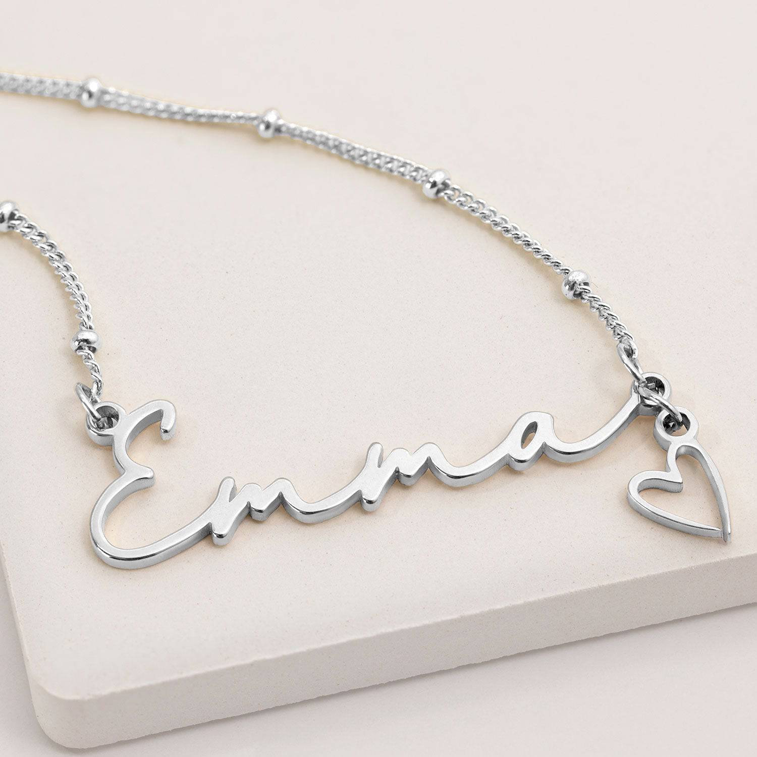 Layered Set of 2 Personalised Name Necklaces - Image 4