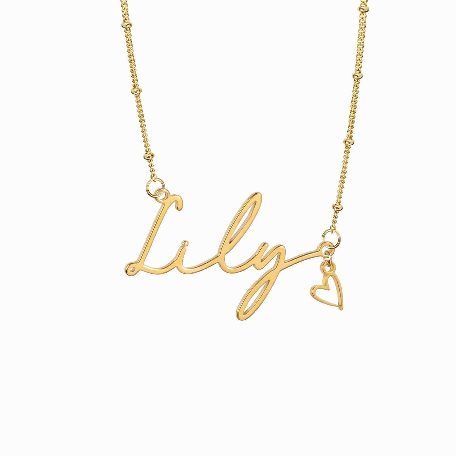 Layered Set of 2 Personalised Name Necklaces - Image 5