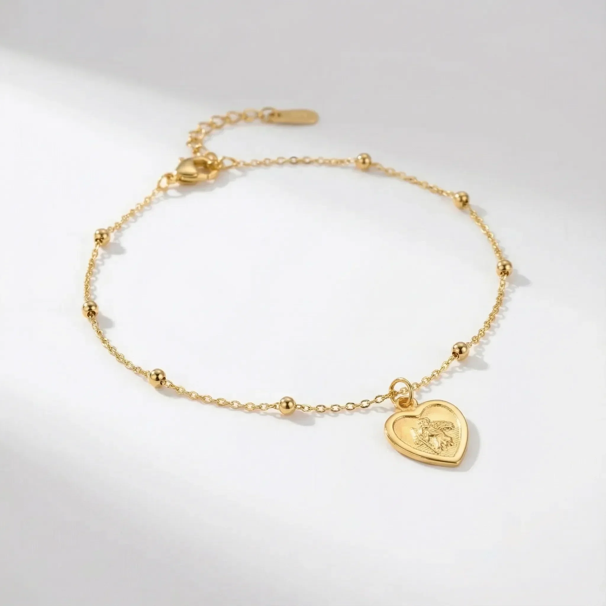 St Christopher Heart Bracelet - Image 5