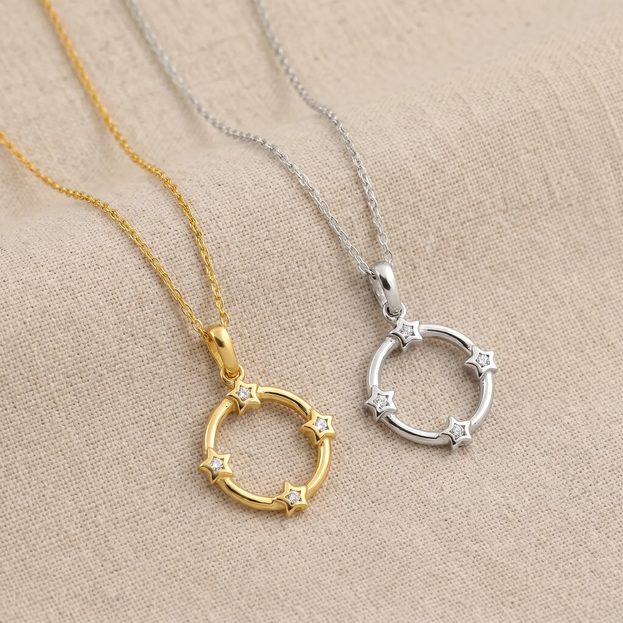 Star Circle Pendant