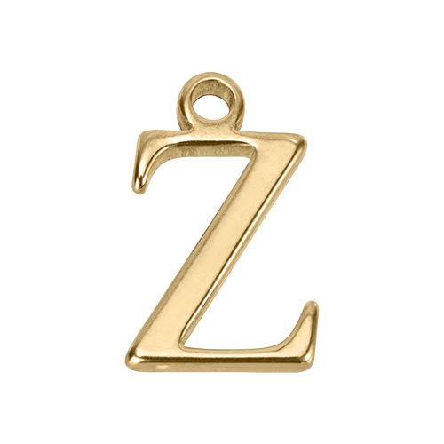 Z Gold Letter Charm